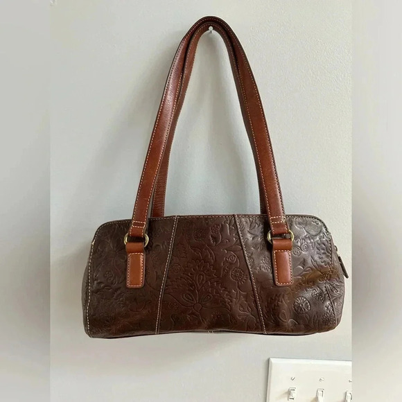 Fossil leather shoulder bag - Picture 1 of 16